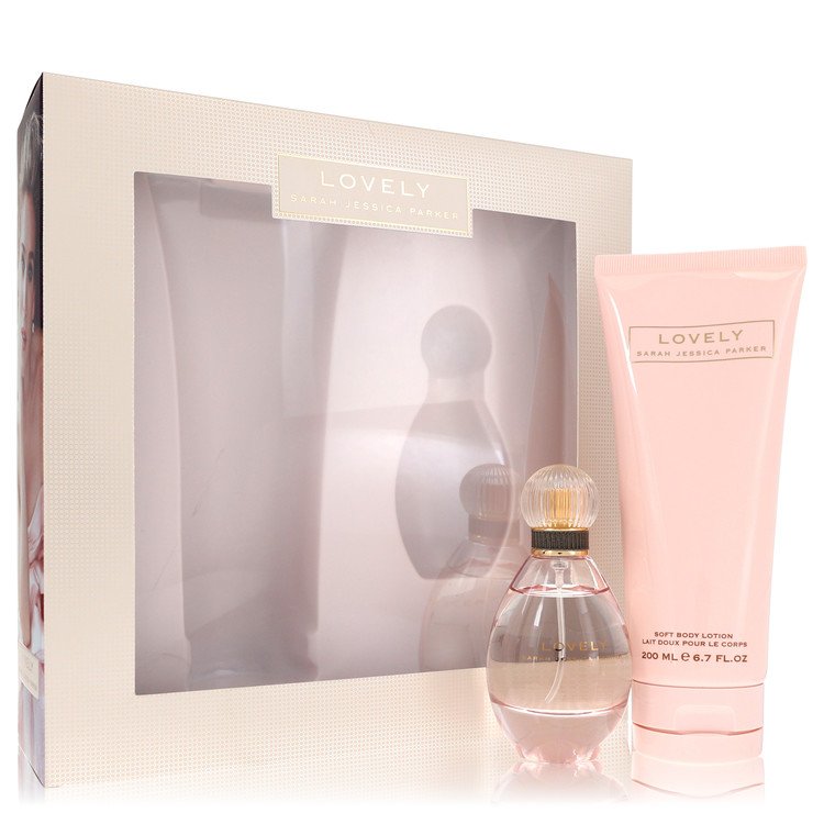 Image showing what you will get when you purchase Lovely Perfume By Sarah Jessica Parker Gift Set