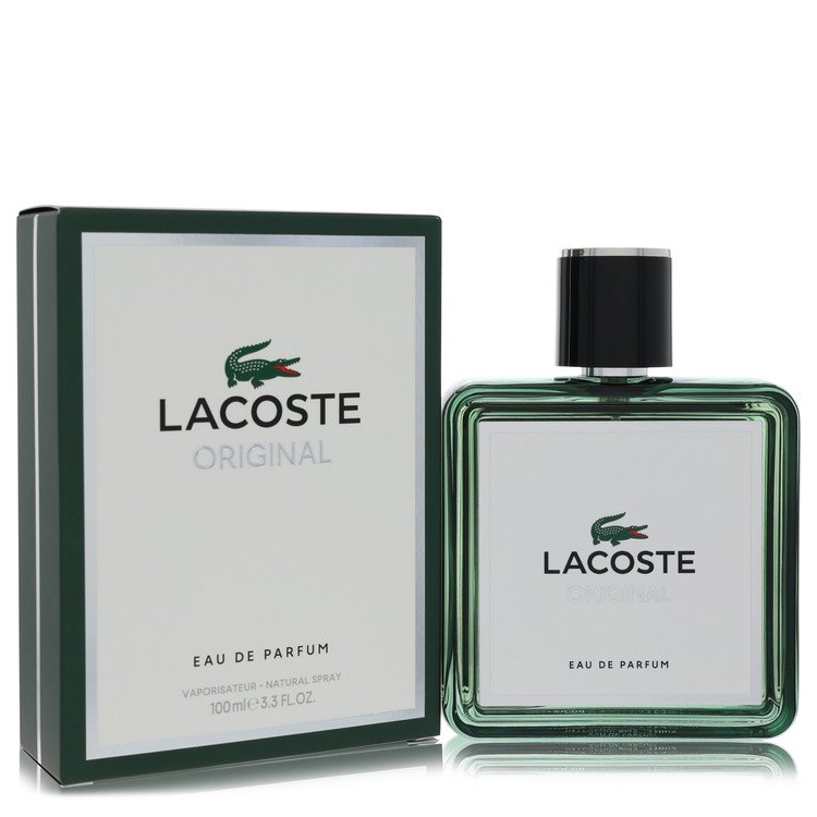 image showing the bottle and packaging for Lacoste Cologne By Lacoste Eau De Parfum Spray 100ml