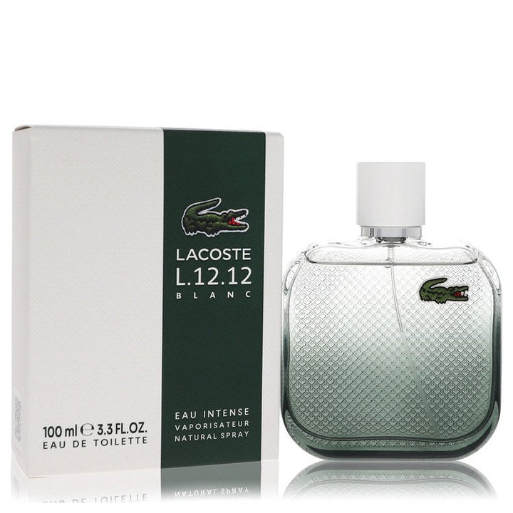 Image showing what you will get when you purchase Lacoste Eau De Lacoste L.12.12 Blanc Eau Intense Cologne By Lacoste Eau De Toilette Spray