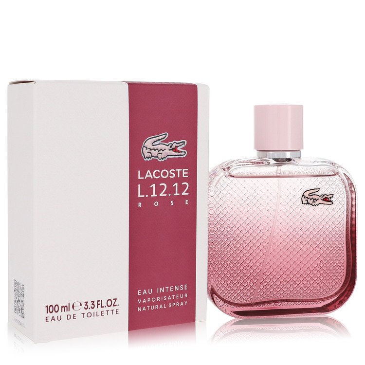 Image showing what you will get when you purchase Lacoste Eau De Lacoste L.12.12 Rose Eau Intense Perfume By Lacoste Eau De Toilette Spray