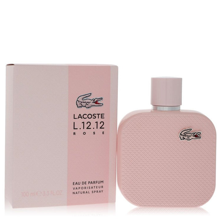 Image showing what you will get when you purchase Lacoste Eau De Lacoste L.12.12 Rose Perfume By Lacoste Eau De Parfum Spray
