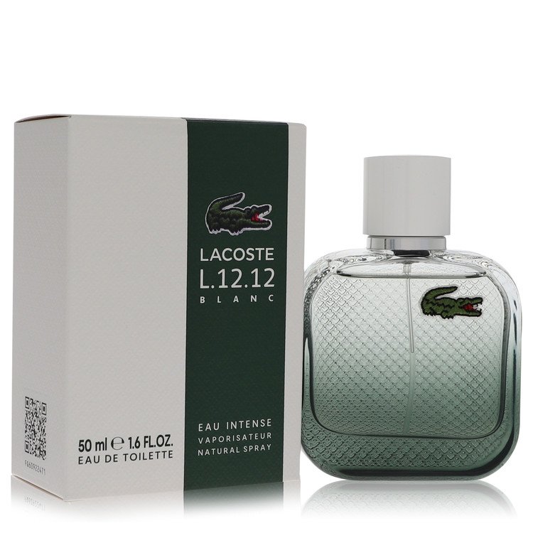 Image showing what you will get when you purchase Lacoste Eau De Lacoste L.12.12 Blanc Eau Intense Cologne By Lacoste Eau De Toilette Spray