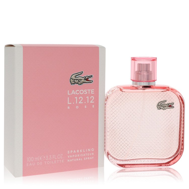 Image showing what you will get when you purchase Lacoste Eau De Lacoste L.12.12 Rose Sparkling Perfume By Lacoste Eau De Toilette Spray
