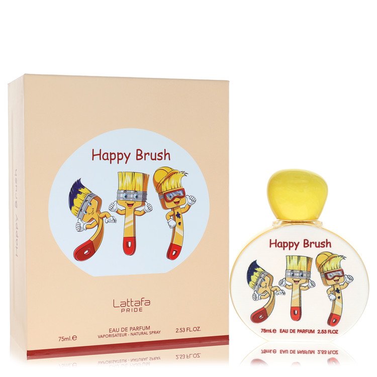 Image showing what you will get when you purchase Lattafa Pride Happy Brush Perfume By Lattafa Eau De Parfum Spray