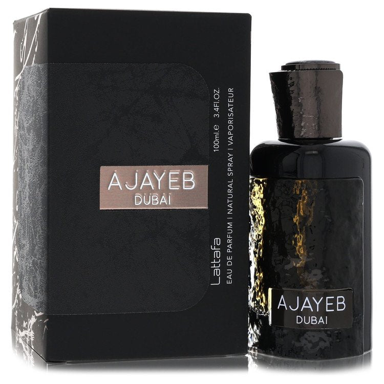 Image showing what you will get when you purchase Lattafa Ajayeb Dubai Cologne By Lattafa Eau De Parfum Spray (Unisex)