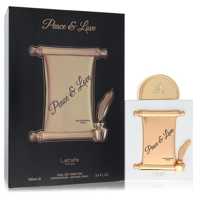 Image showing what you will get when you purchase Lattafa Peace & Love Cologne By Lattafa Eau De Parfum Spray (Unisex)
