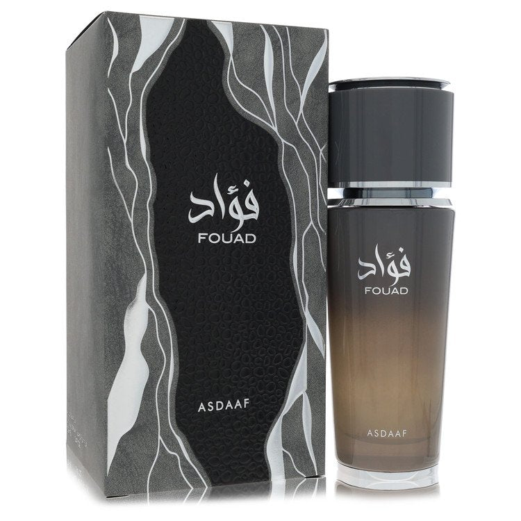 image showing the bottle and packaging for Lattafa Asdaaf Fouad Cologne By Lattafa Eau De Parfum Spray (Unisex) 100ml