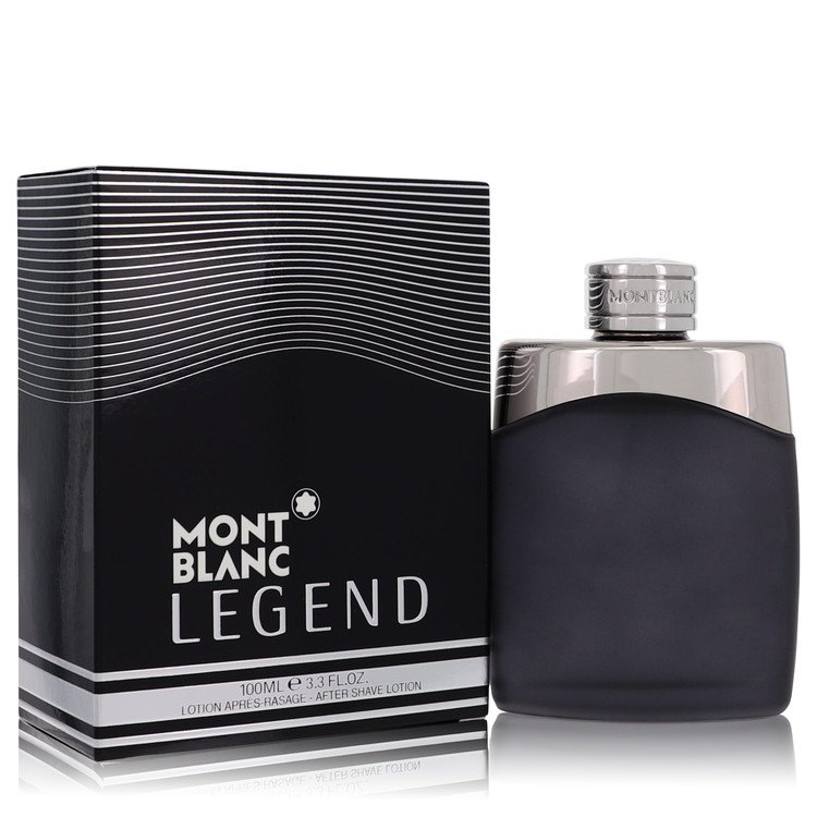 image showing the bottle and packaging for Montblanc Legend Cologne By Mont Blanc After Shave 100ml