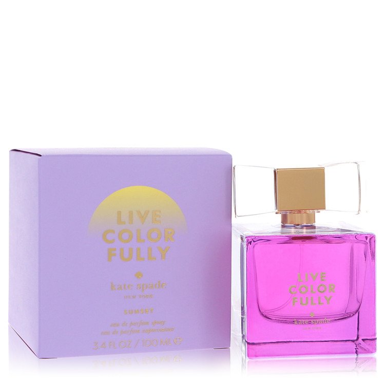 Image showing what you will get when you purchase Live Colorfully Sunset Perfume By Kate Spade Eau De Parfum Spray