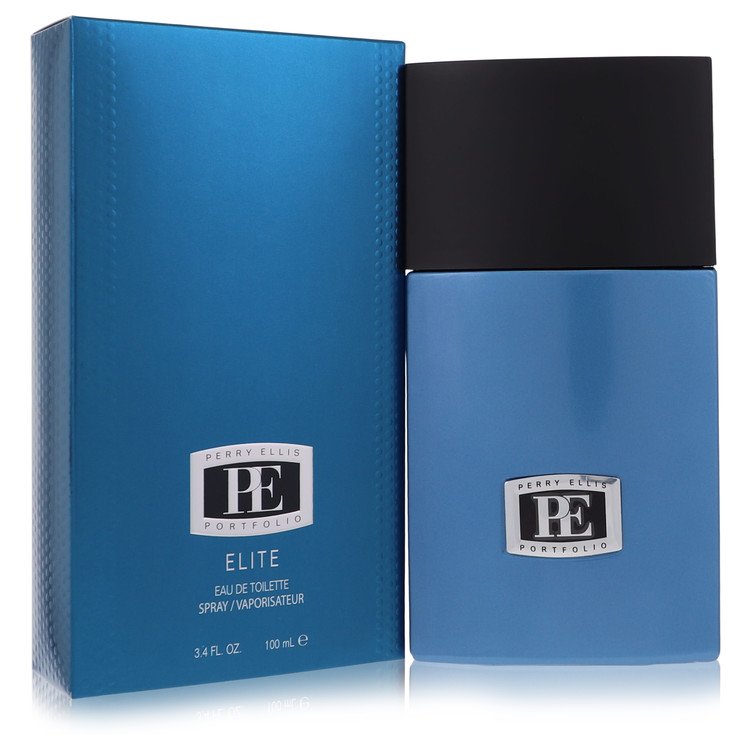 image showing the bottle and packaging for Portfolio Elite Cologne By Perry Ellis Eau De Toilette Spray 100ml