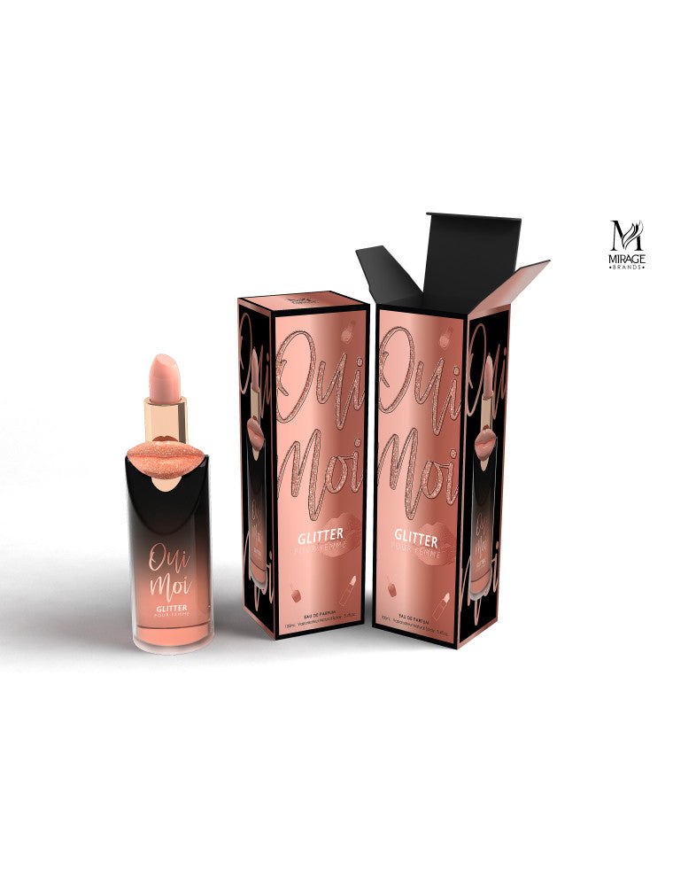 Image showing what you will get when you purchase Oui Moi Glitter Edp Spray
