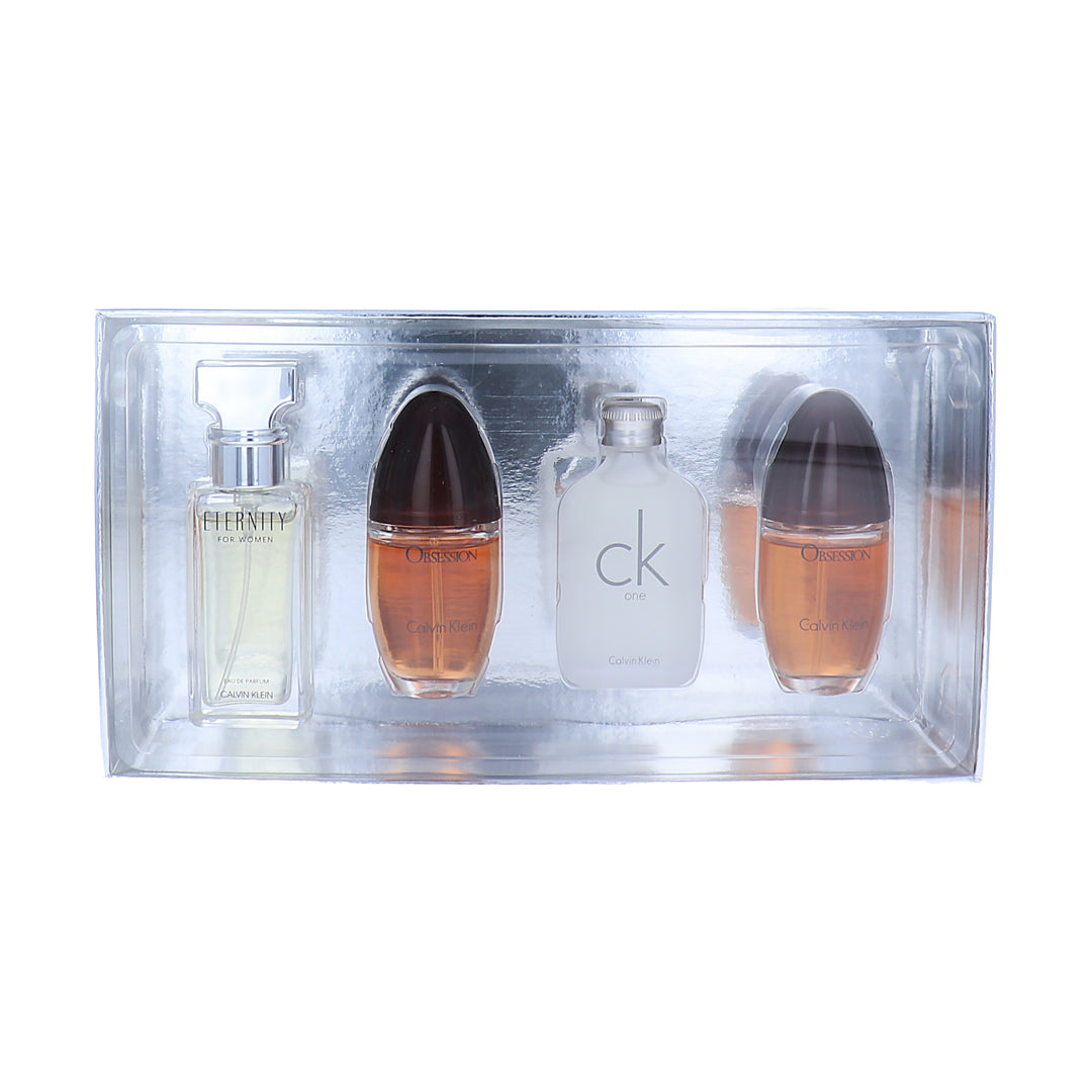 Calvin Klein 4Pc Mini Set   2 X Obsession, Ck1, Eternity