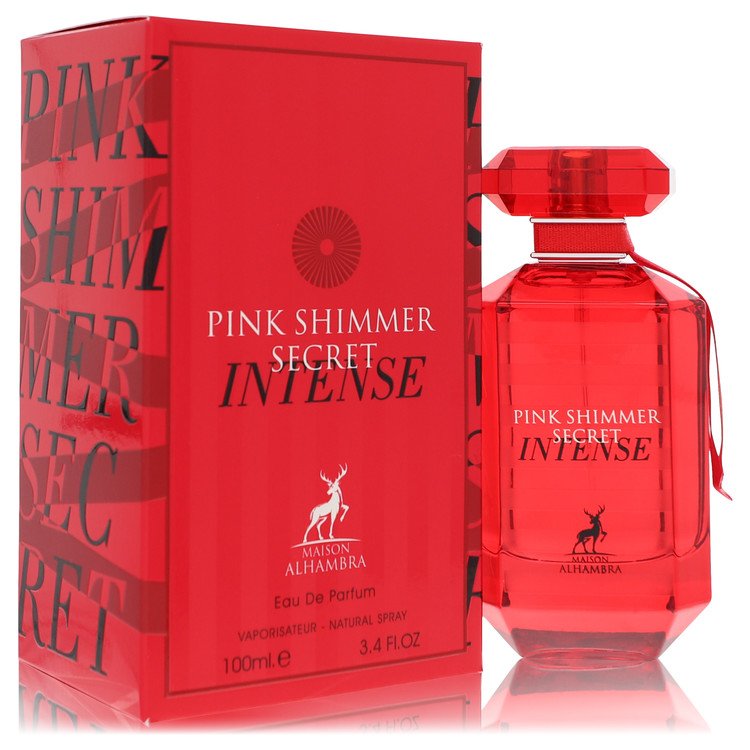 Image showing what you will get when you purchase Maison Alhambra Pink Shimmer Secret Intense Perfume By Maison Alhambra Eau De Parfum Spray