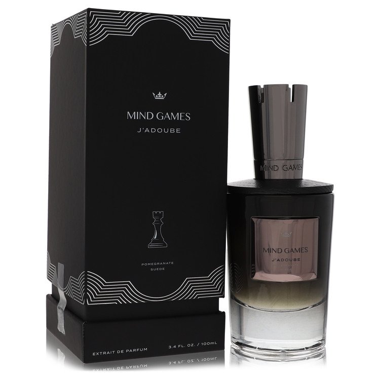 image showing the bottle and packaging for Mind Games J'adoube Cologne By Mind Games Extrait De Parfum Spray (Unisex) 100ml