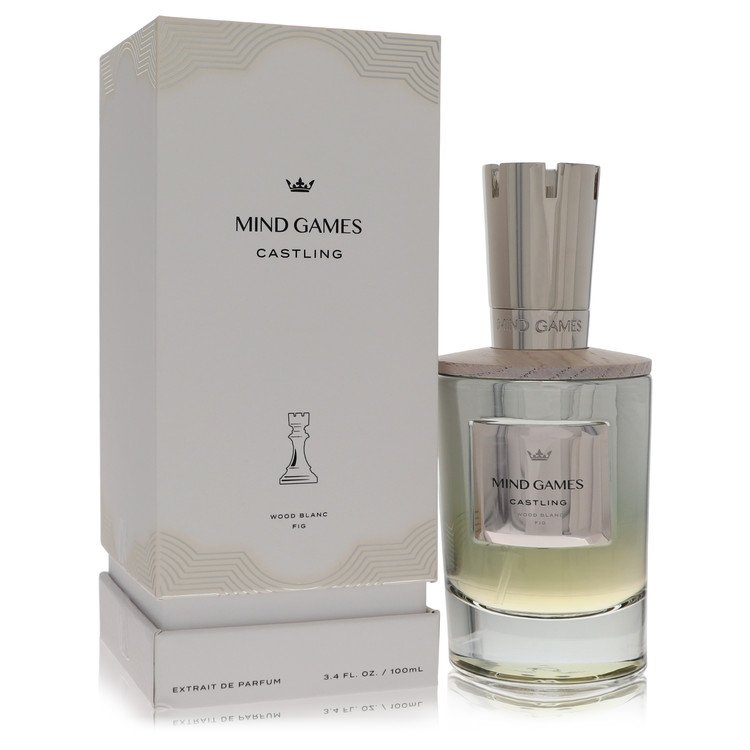 image showing the bottle and packaging for Mind Games Castling Cologne by Mind Games Extrait De Parfum Spray (Unisex) 100ml