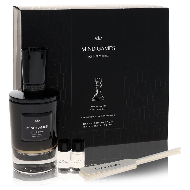 image showing the bottle and packaging for Mind Games Kingside by Mind Games Gift Set  set