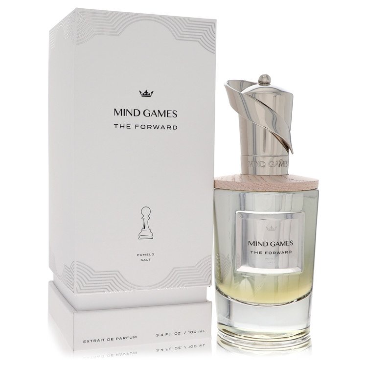 image showing the bottle and packaging for Mind Games The Forward Cologne by Mind Games Extrait De Parfum Spray (Unisex) 100ml
