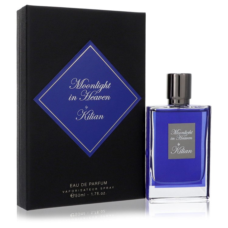 image showing the bottle and packaging for Moonlight In Heaven Perfume By Kilian Eau De Parfum Spray (Unisex) 50ml