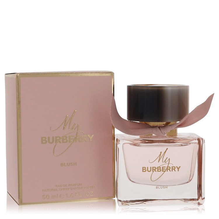 Burberry perfume bottle and packaging on a white background