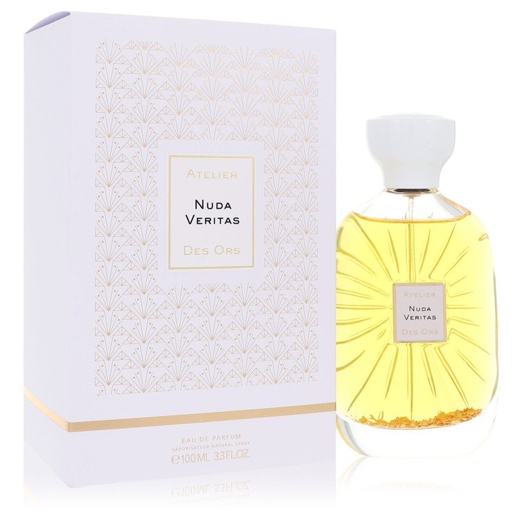 image showing the bottle and packaging for Nuda Veritas Perfume By Atelier Des Ors Eau De Parfum Spray (Unisex) 100ml