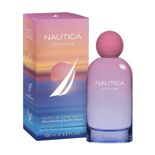 Image showing what you will get when you purchase Nautica Pure Rose Island By Nautica Eau De Parfum Spray