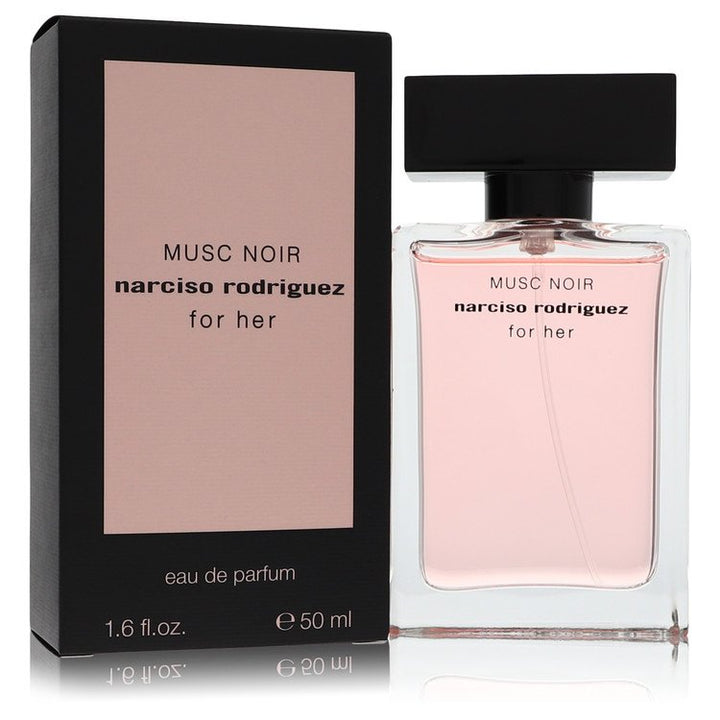 Musc Noir by Narcison Rodriguez showing the packaging and bottle for the 50ml Eau De Parfum for her.