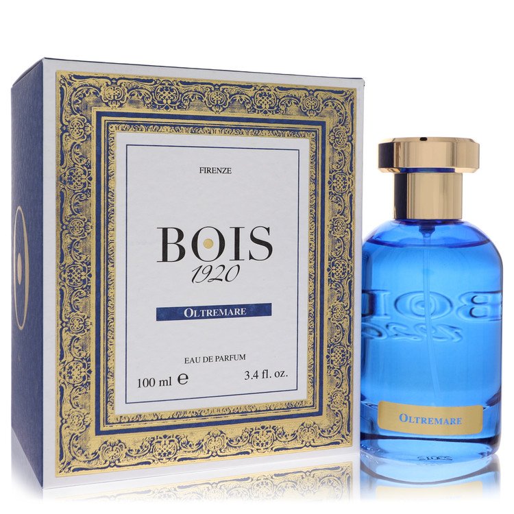 image showing the bottle and packaging for Oltremare Perfume By Bois 1920 Eau De Parfum Spray 100ml