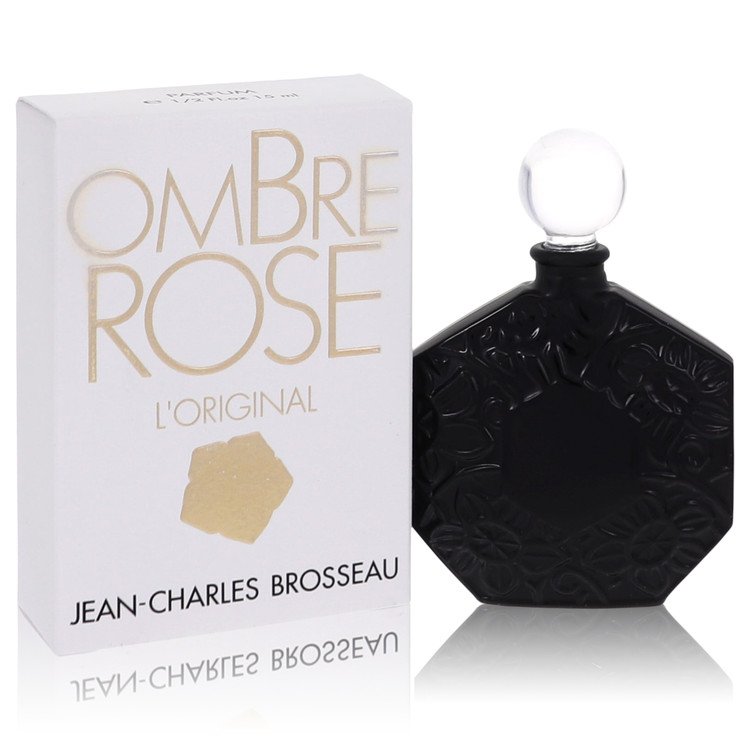 image showing the bottle and packaging for Ombre Rose Perfume By Brosseau Pure Perfume 15ml
