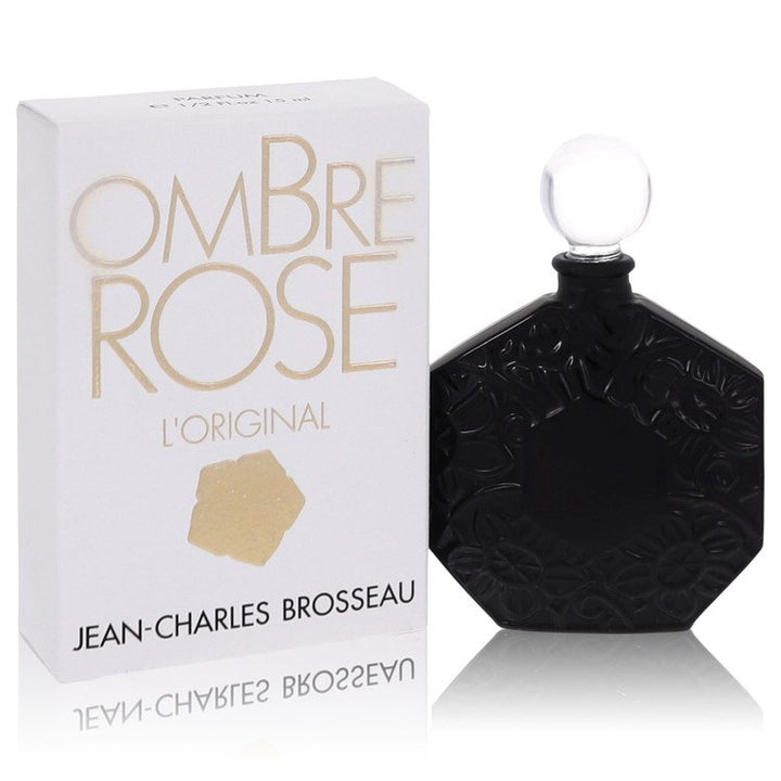image showing the bottle and packaging for Ombre Rose Perfume By Brosseau Pure Perfume 15ml
