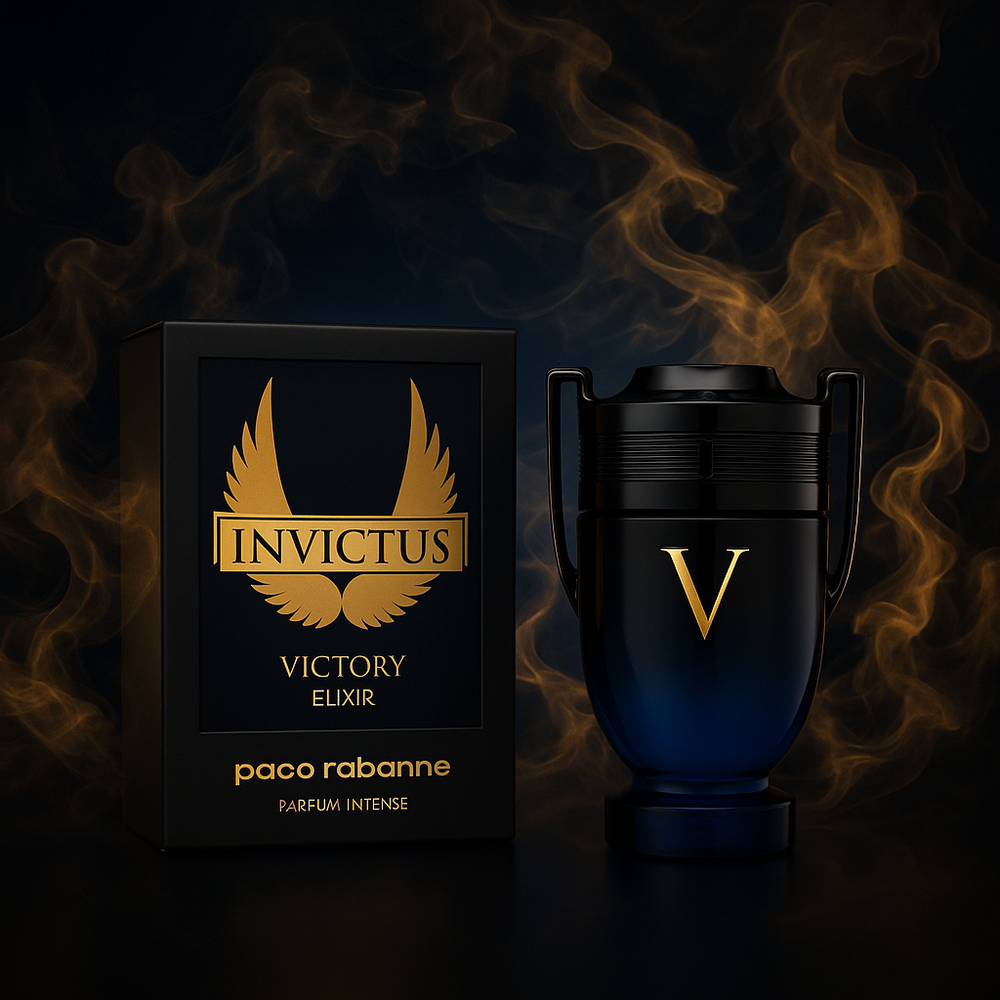 Image showing what you will get when you purchase Invictus Victory Elixir Cologne By Paco Rabanne Parfum Intense Spray