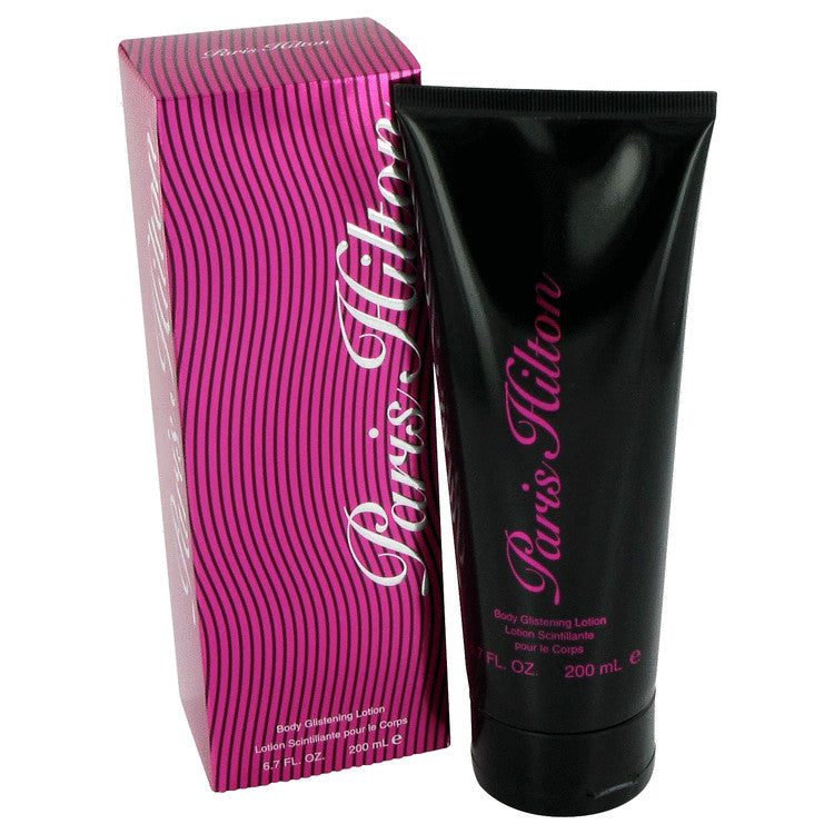 image showing the bottle and packaging for Paris Hilton Perfume By Paris Hilton Body Lotion 200ml