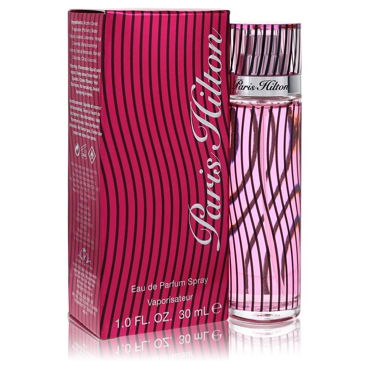 image showing the bottle and packaging for Paris Hilton Perfume By Paris Hilton Eau De Parfum Spray 30ml