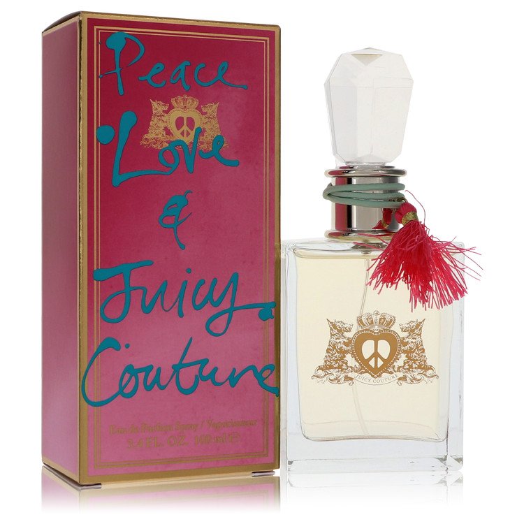 Image showing what you will get when you purchase Peace Love & Juicy Couture Perfume By Juicy Couture Eau De Parfum Spray
