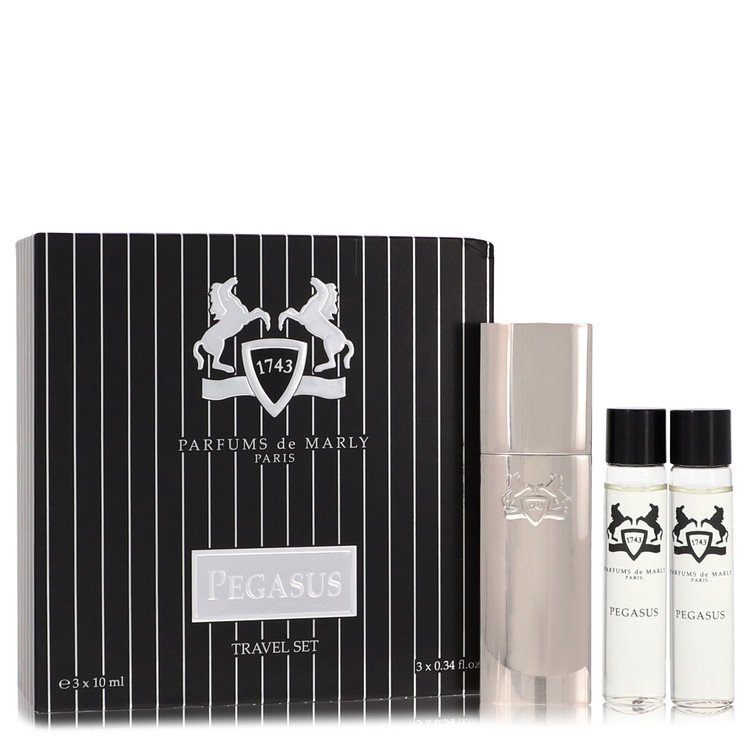 Image showing what you will get when you purchase Pegasus Cologne By Parfums De Marly Three Eau De Parfum Refills