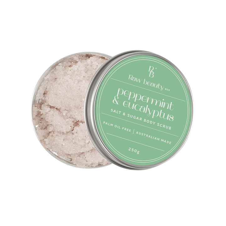 Peppermint Eucalyptus Salt + Sugar Scrub