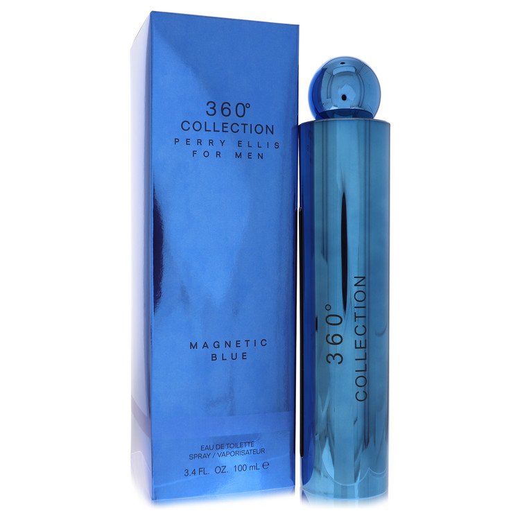 Image showing what you will get when you purchase Perry Ellis 360 Collection Magnetic Blue Cologne By Perry Ellis Eau De Toilette Spray