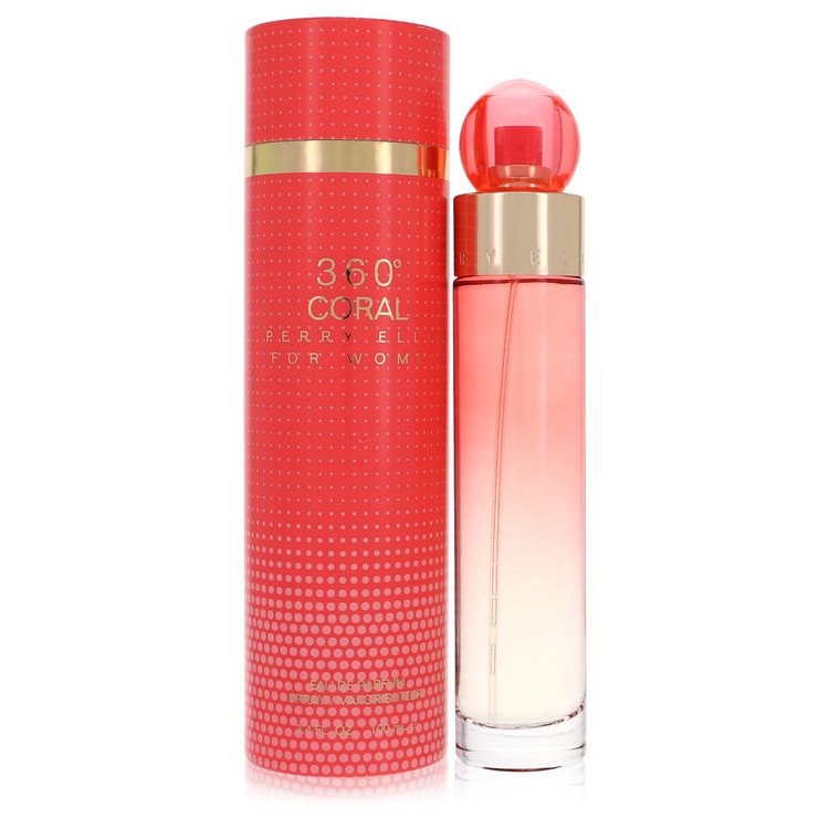 Image showing what you will get when you purchase Perry Ellis 360 Coral Perfume By Perry Ellis Eau De Parfum Spray