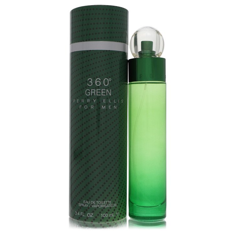 Image showing what you will get when you purchase Perry Ellis 360 Green Cologne By Perry Ellis Eau De Toilette Spray