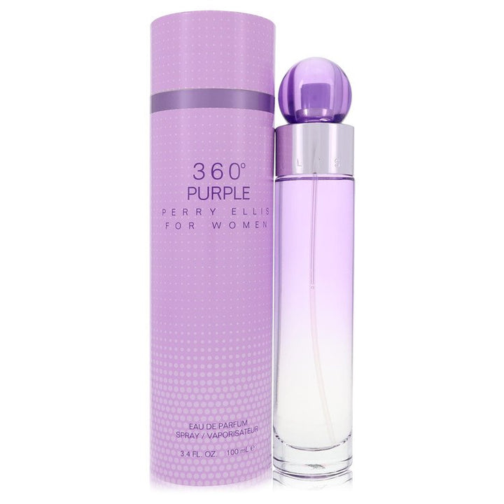 Image showing what you will get when you purchase Perry Ellis 360 Purple Perfume By Perry Ellis Eau De Parfum Spray