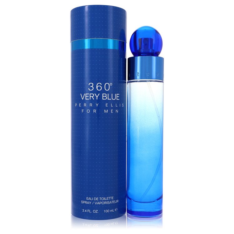 Image showing what you will get when you purchase Perry Ellis 360 Very Blue Cologne By Perry Ellis Eau De Toilette Spray