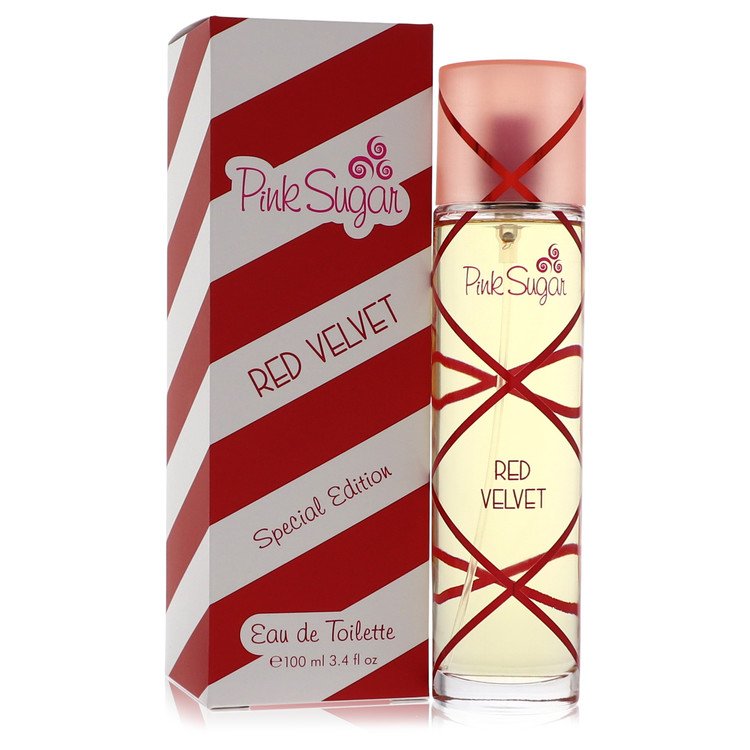 Image showing what you will get when you purchase Pink Sugar Red Velvet Perfume By Aquolina Eau De Toilette Spray