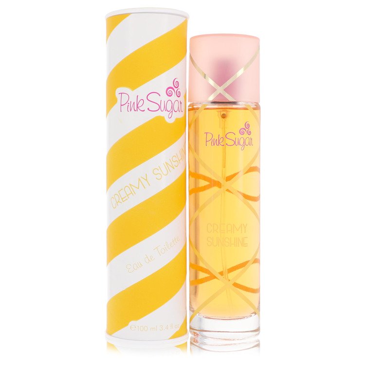 Image showing what you will get when you purchase Pink Sugar Creamy Sunshine Perfume By Aquolina Eau De Toilette Spray