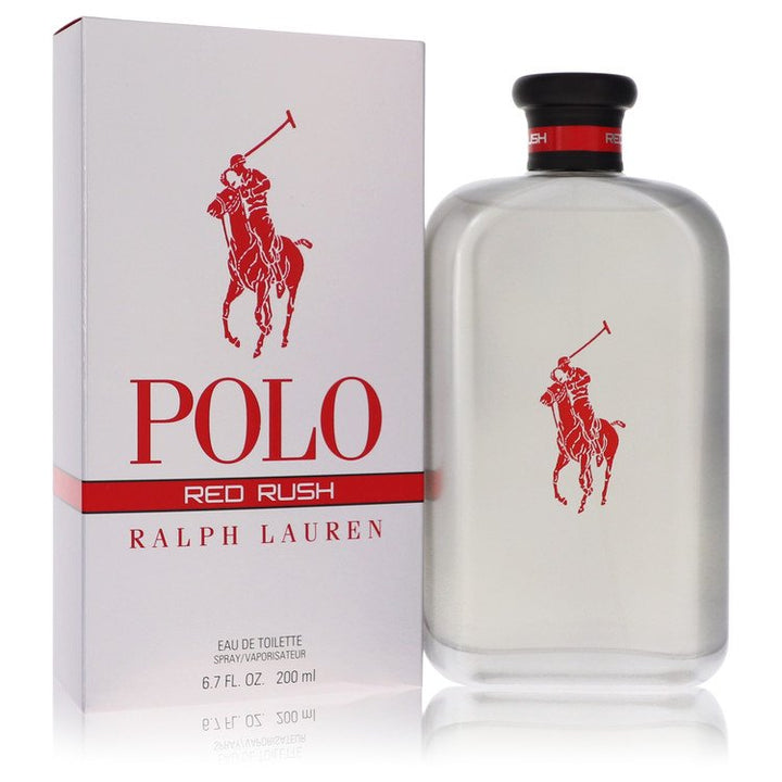 Image showing what you will get when you purchase Polo Red Rush Cologne By Ralph Lauren Eau De Toilette Spray