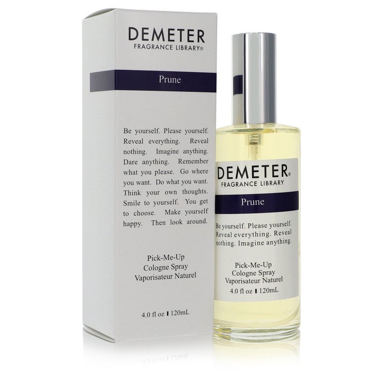 image showing the bottle and packaging for Demeter Prune Cologne by Demeter Cologne Spray (Unisex)  120ml
