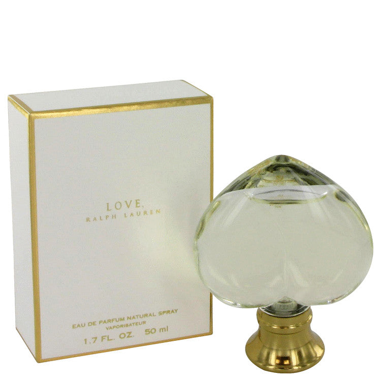 image showing the bottle and packaging for Ralph Lauren Love Perfume By Ralph Lauren Eau De Parfum Spray 50ml
