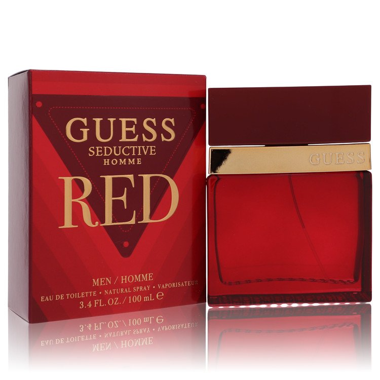 Image showing what you will get when you purchase Guess Seductive Homme Red Cologne By Guess Eau De Toilette Spray