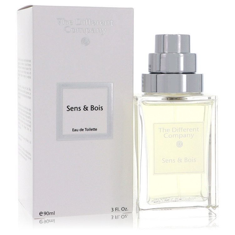 image showing the bottle and packaging for Sens & Bois Perfume by The Different Company Eau De Toilette Spray  90ml