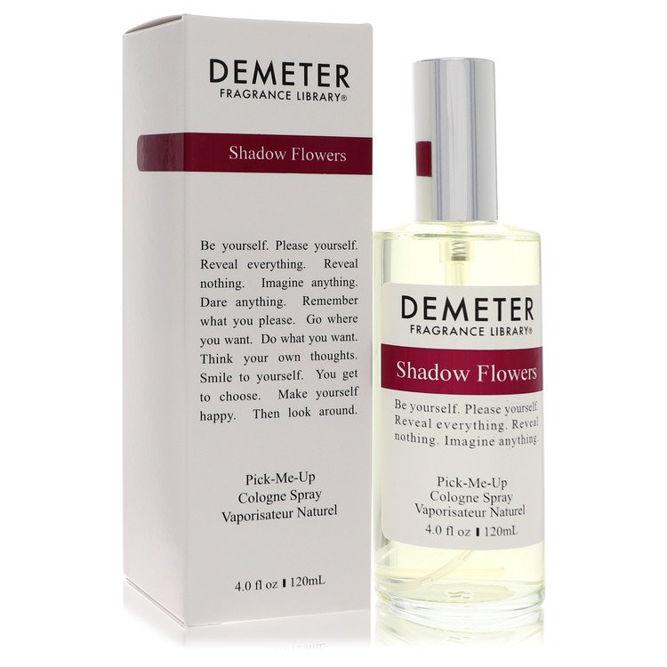 image showing the bottle and packaging for Demeter Shadow Flowers Perfume by Demeter Cologne Spray  120ml