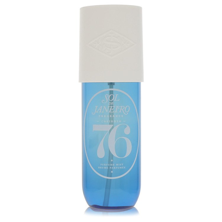 image showing the bottle and packaging for Sol De Janeiro Cheirosa 76 Perfume By Sol De Janeiro Hair & Body Perfume Spray 240ml