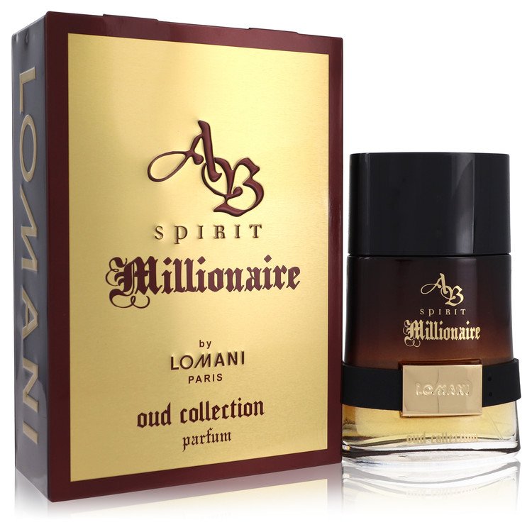 Image showing what you will get when you purchase Spirit Millionaire Oud Collection Cologne By Lomani Eau De Parfum Spray